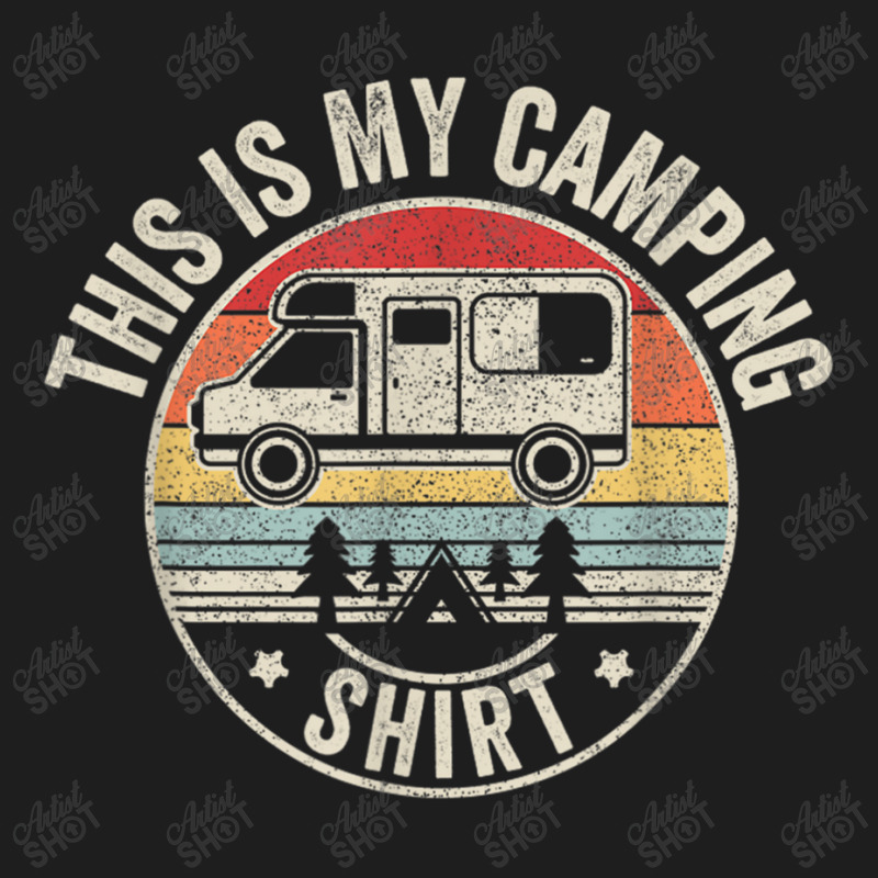 Vintage Retro Camping Trailer Camper Van Mobile Home Caravan T Shirt Classic T-shirt by RoyalStore | Artistshot