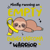 Ewings Sarcoma Gifts T  Shirt Mostly Running On Empty Ewings Sarcoma W Tank Dress | Artistshot