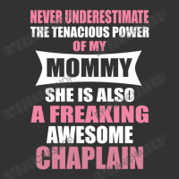 Never Underestimate Mommy Chaplain Baby Bodysuit | Artistshot