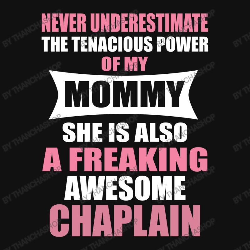 Never Underestimate Mommy Chaplain Baby Beanies by thanchashop | Artistshot