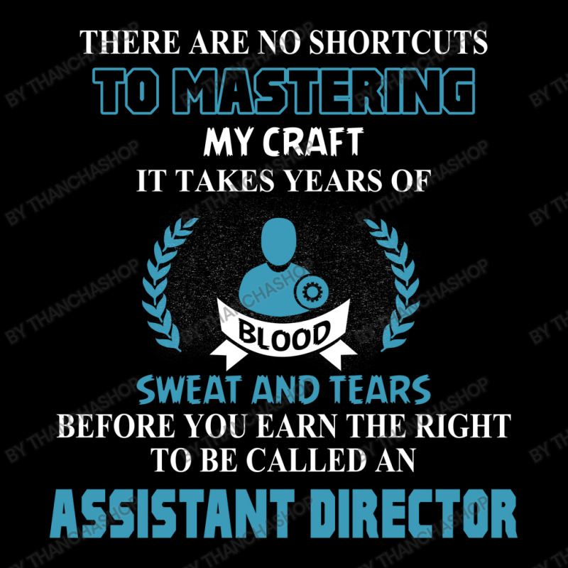 Assistant Director, No Shortcuts Cropped Hoodie by thanchashop | Artistshot