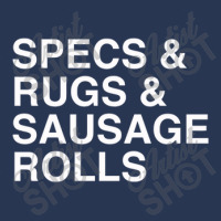 Specs And Rugs And Sausage Rolls Ladies Denim Jacket | Artistshot