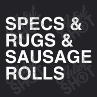 Specs And Rugs And Sausage Rolls Youth Tee | Artistshot