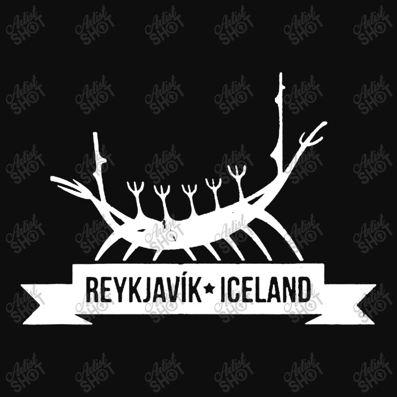 Vintage Reykjavik Iceland Crop Top by Kompol | Artistshot