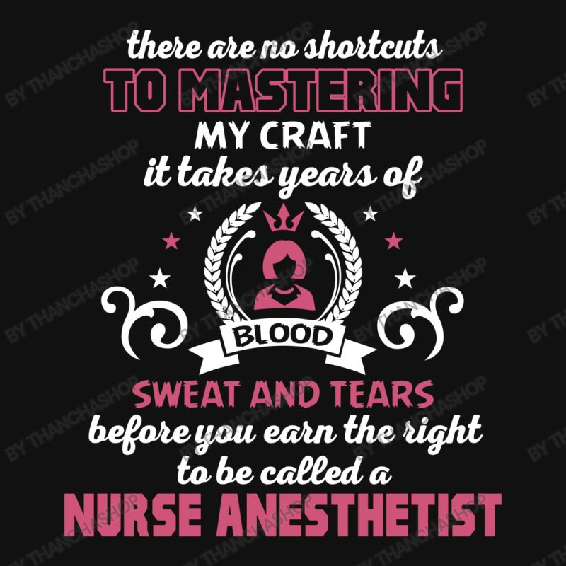 Nurse Anesthetist, No Shortcuts Baby Bibs | Artistshot