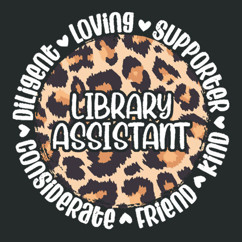 Library Assistant T  Shirt Library Assistant Appreciation T  Shirt Women's Triblend Scoop T-shirt by oweber478 | Artistshot