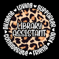 Library Assistant T  Shirt Library Assistant Appreciation T  Shirt Cropped Sweater | Artistshot