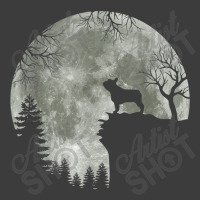 French Bulldog Silhouette In Front Of Moon Halloween Costume Men's Polo Shirt | Artistshot