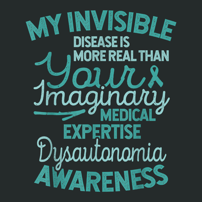 Invisible Disease Awareness Pots, Dysautonomia Awareness T Shirt Women's Triblend Scoop T-shirt by RosalbaIncorvaia | Artistshot