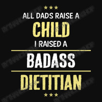 I Raised A Badass Dietitian Crop Top | Artistshot