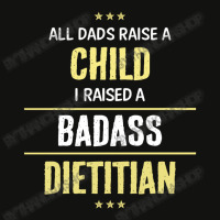 I Raised A Badass Dietitian Scorecard Crop Tee | Artistshot