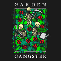 Garden Gangster Skeleton Gardener T  Shirt Garden Gangster Funny Garde Full-length Apron | Artistshot