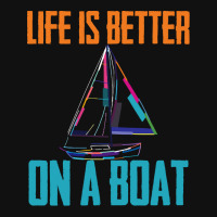 Sailing T  Shirt Sailing   Life Is Better On A Boat T  Shirt Baby Bibs | Artistshot