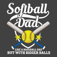 Softball Dad Like A Baseball Dad T  Shirt Softball Dad Like A Baseball Vintage T-shirt | Artistshot