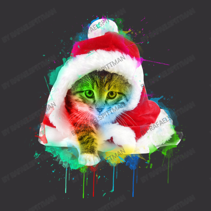 Merry Christmas Cat Vintage Short | Artistshot