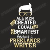 Men Become A Freelance Writer Ladies Fitted T-shirt | Artistshot