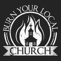 Burn Your Local Church Scandinavian Death Metal Culture T Shirt 3/4 Sleeve Shirt | Artistshot