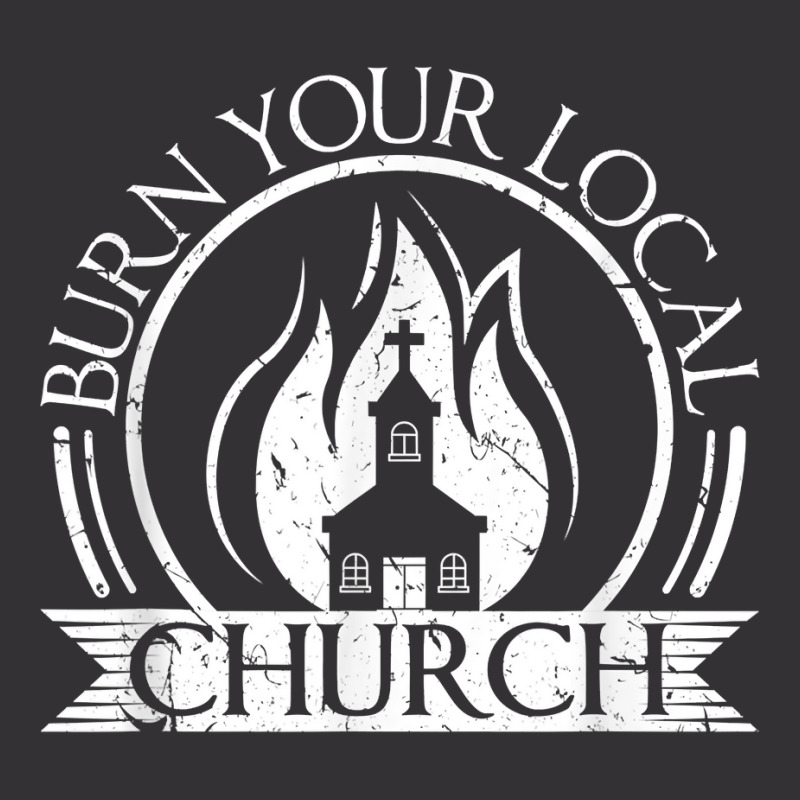 Burn Your Local Church Scandinavian Death Metal Culture T Shirt Vintage Short by kalerttjay | Artistshot