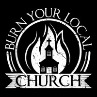 Burn Your Local Church Scandinavian Death Metal Culture T Shirt Fleece Short | Artistshot