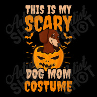 Scary Dog Costume Design Halloween Dog V-neck Tee | Artistshot