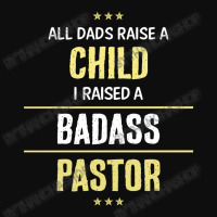 I Raised A Badass Pastor Crop Top | Artistshot