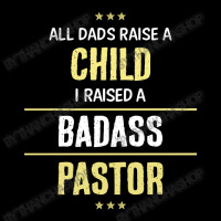 I Raised A Badass Pastor Maternity Scoop Neck T-shirt | Artistshot