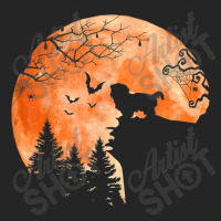 Shih Tzu And Moon Silhouette Dog Lover Halloween Unisex Hoodie | Artistshot