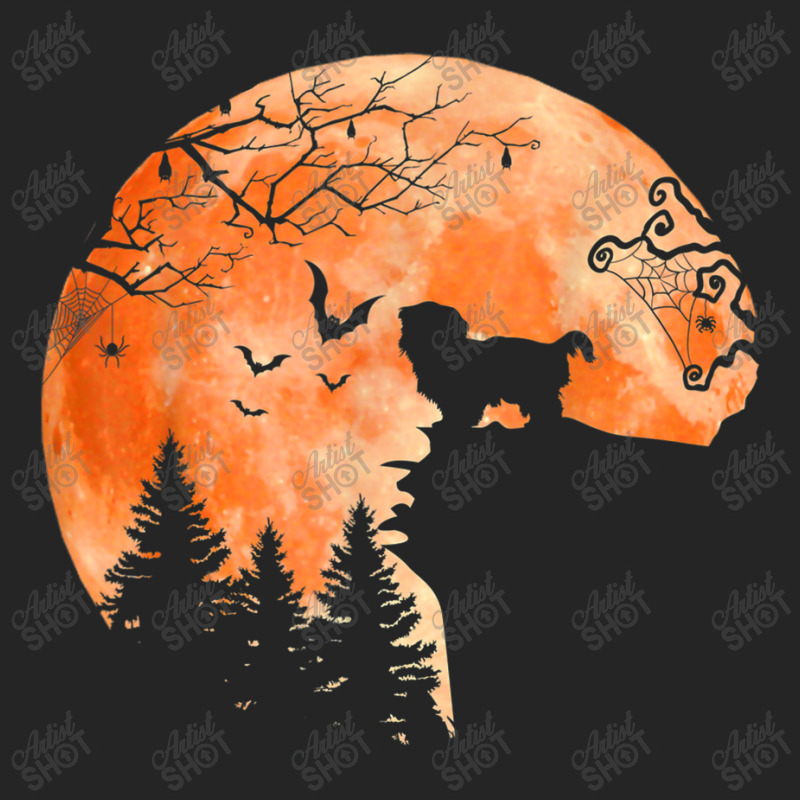 Shih Tzu And Moon Silhouette Dog Lover Halloween Unisex Hoodie | Artistshot