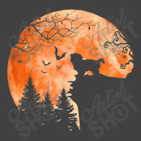 Shih Tzu And Moon Silhouette Dog Lover Halloween Vintage T-shirt | Artistshot