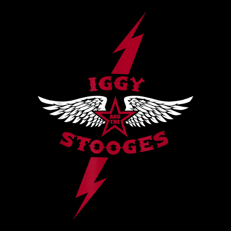 Iggy And The Stooges Lightning Bolt Officially Licensed T Shirt Maternity Scoop Neck T-shirt by sabadmscoastlw | Artistshot