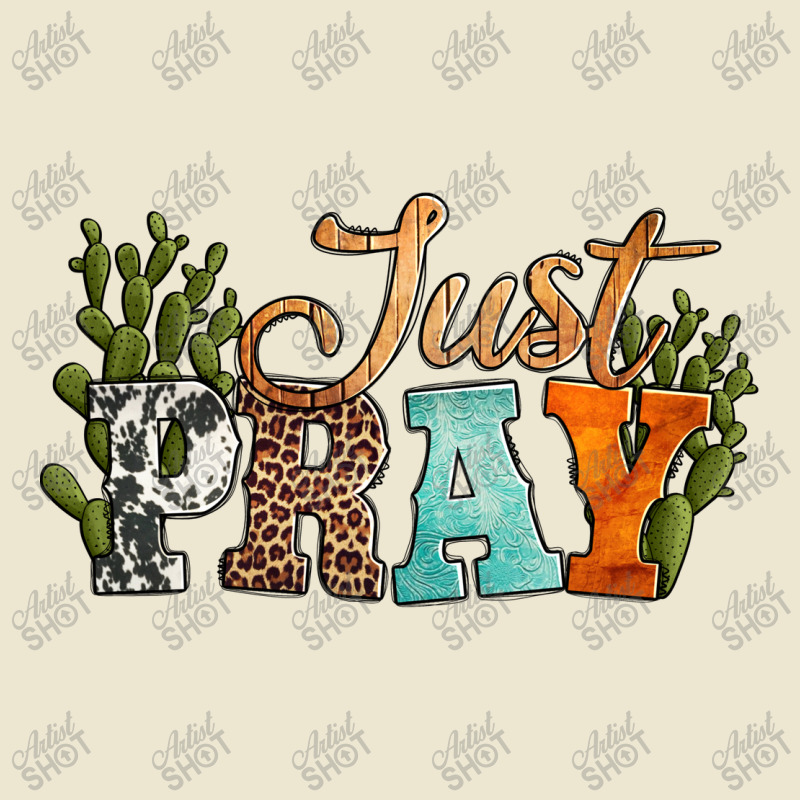 Just Pray With Texas Cactus Cropped Hoodie | Artistshot