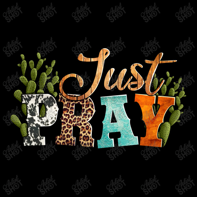 Just Pray With Texas Cactus Cropped Sweater | Artistshot