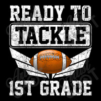 Back Day Of School Ready To Tackle 1st Grade Football Women's V-neck T-shirt | Artistshot