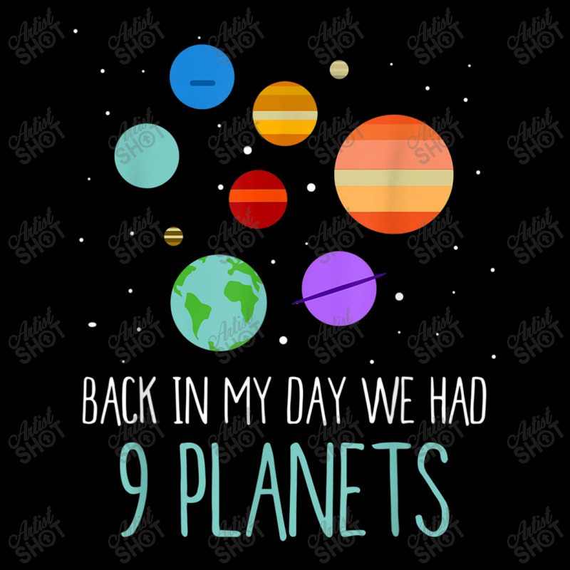 Back In My Day We Had Nine Planets Solar System T Women's V-Neck T-Shirt by Artist-Shannon | Artistshot