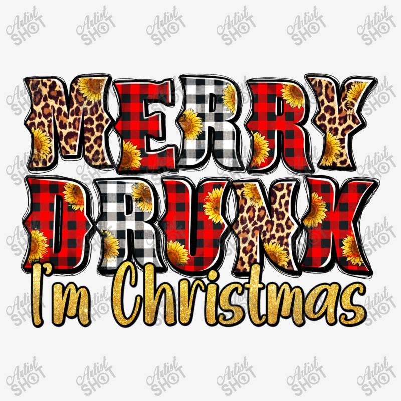 Merry Drunk I'm Christmas Silver Rectangle Keychain | Artistshot