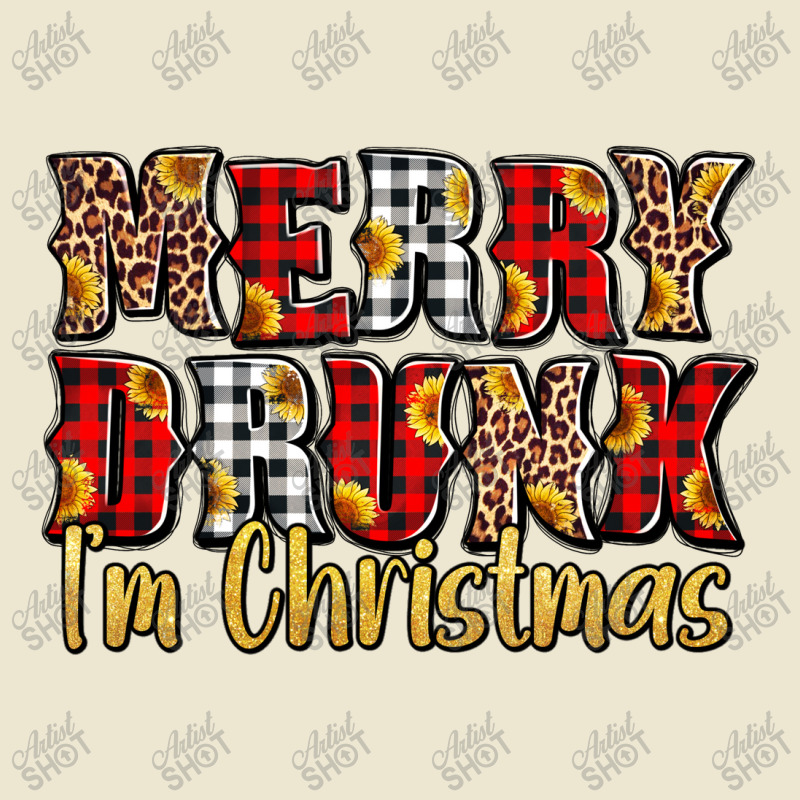 Merry Drunk I'm Christmas Cropped Hoodie | Artistshot