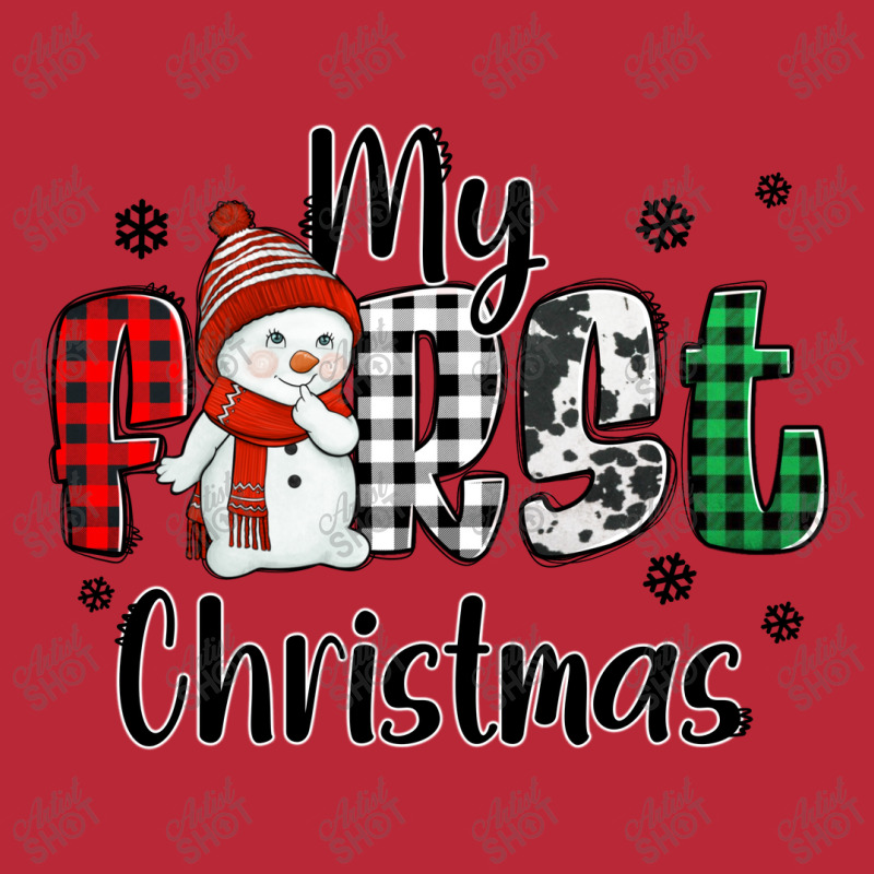 My First Christmas Baby Snowman Women's V-neck T-shirt | Artistshot