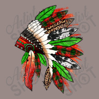 Western Christmas Native American Headdress Vintage T-shirt | Artistshot