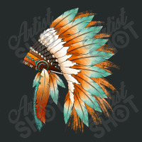 Western Headdress Native American Headdress Women's Triblend Scoop T-shirt | Artistshot