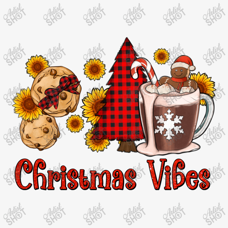 Christmas Vibes Cookies And Hot Cocoa Ladies Fitted T-shirt | Artistshot