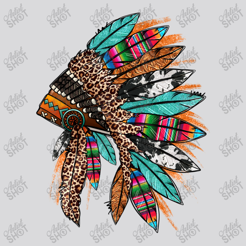 Western Patterned Headdress Native American Women's Triblend Scoop T-shirt | Artistshot