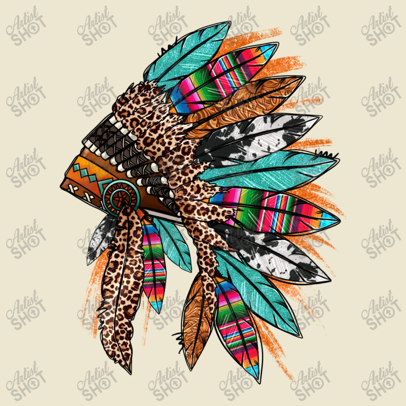 Western Patterned Headdress Native American Cropped Hoodie | Artistshot