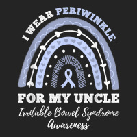 I Wear Periwinkle For My Uncle Ibs Irritable Bowel Syndrome T Shirt 3/4 Sleeve Shirt | Artistshot