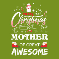 Merry Christmas To Mother Of Great Awesome Skinny Tumbler | Artistshot