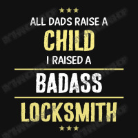 I Raised A Badass Locksmith Baby Bibs | Artistshot