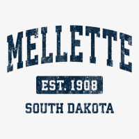 Mellette South Dakota Sd Vintage Athletic Sports Design T Shirt Ladies Fitted T-shirt | Artistshot