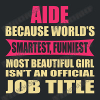 Aide Funniest Isn't A Jobtitle Crewneck Sweatshirt | Artistshot