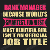 Bank Manager Funniest Isn't A Jobtitle Ladies Polo Shirt | Artistshot