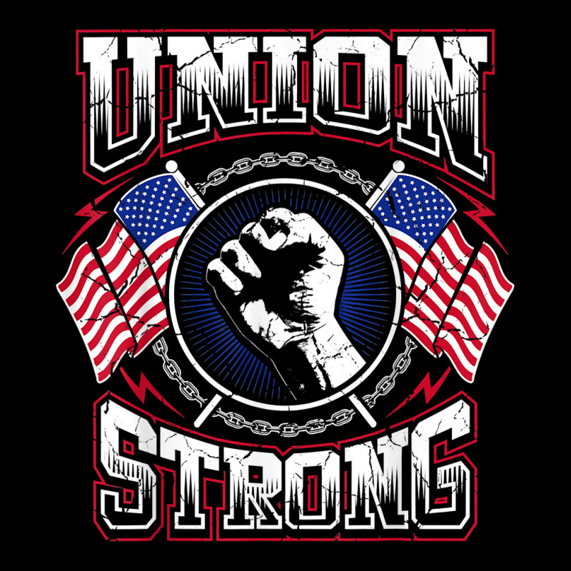 Union Strong Pro Union Worker  Labor Protest T Shirt T Shirt Men's Long Sleeve Pajama Set | Artistshot