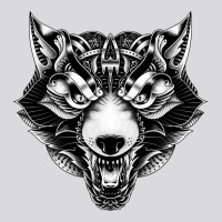 Angry Wolf Ornate Women's Triblend Scoop T-shirt | Artistshot